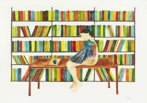 09 Las derivas de Oriana. Encarnando a Durero. Acuarela sobre papel, 30 x 42 cm, 2009.