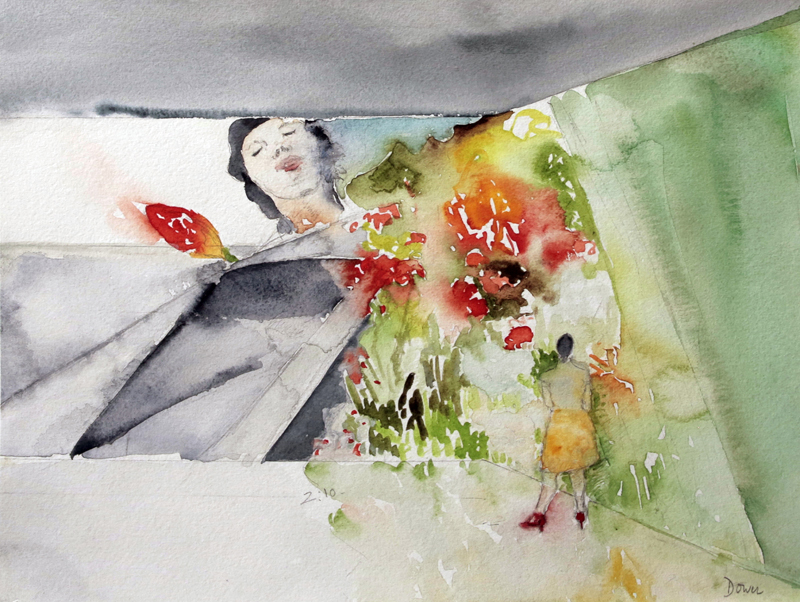 04 Ever is over all de Pipilotti Rist, acuarela sobre papel,25 x35 cm, 2010 .jpg