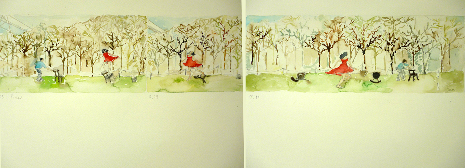 24 Pina de Wim Wenders, 36 x98 cm, acuarela sobre papel, 2012 .jpg