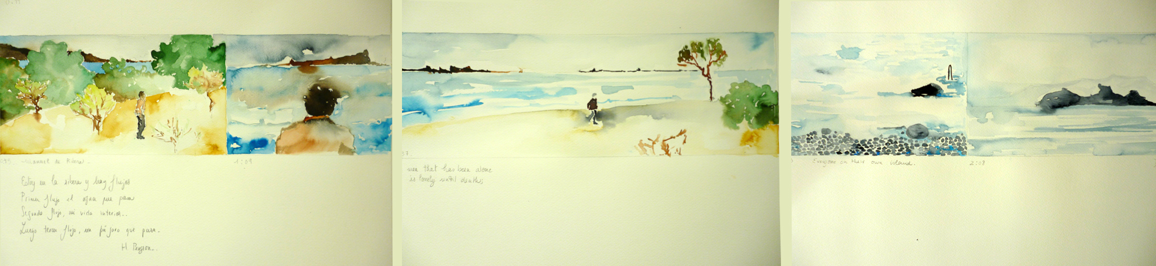 25 Flujos de Manuel de la Ribera. Acuarela sobre papel, 38x144 cm, 2012.jpg