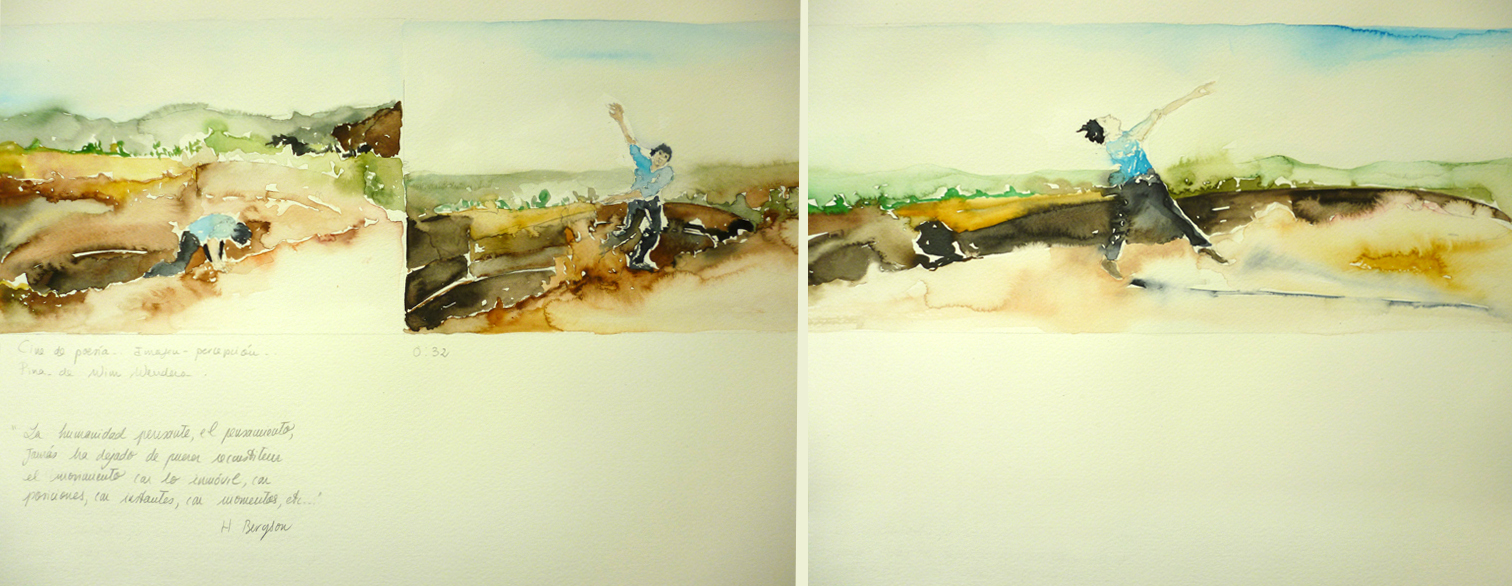 25 Pina, de Wim Wenders, acuarela sobre papel, 36 x 98cm, 2012 .jpg