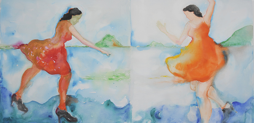 28 Ante el Video -Himalaya´ s Sister Living Room de Pipilotti Rist 100 x 200 cm, 2011.jpg