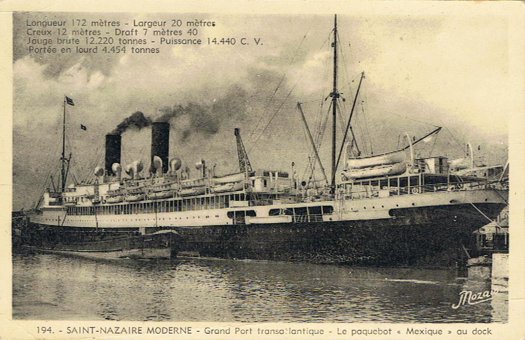 52- Fecha indeterminada. El MEXIQUE en Saint Nazaire. Colección Arturo Paniagua.jpg